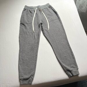 OUTERKNOWN grey terry cloth knit elastic drawstring waist jogger sweat‎ pants